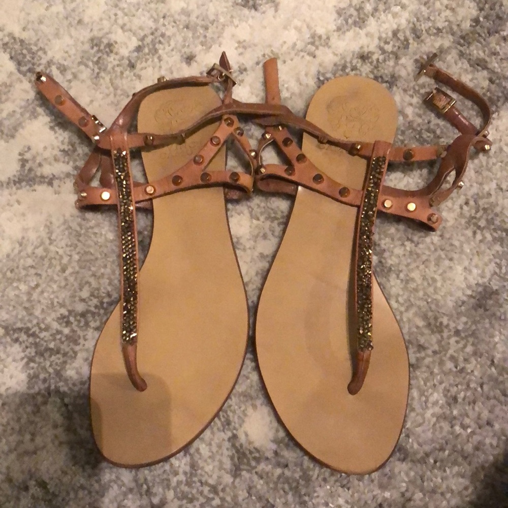 Tan Vince camuto sandals